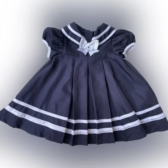 Rare Editions Dresses Girls Rare Editions Nautical Navy Sailor